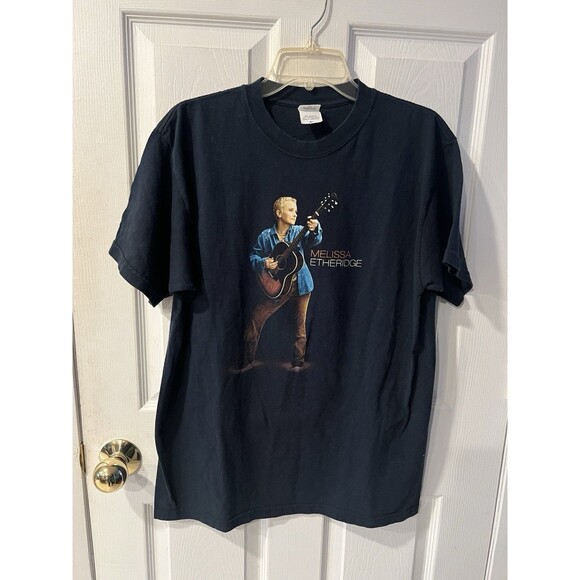 Melissa Etheridge 2006 Concert T Shirt Large Summer Tour Blue Tee Rock Vintage - Picture 7 of 7